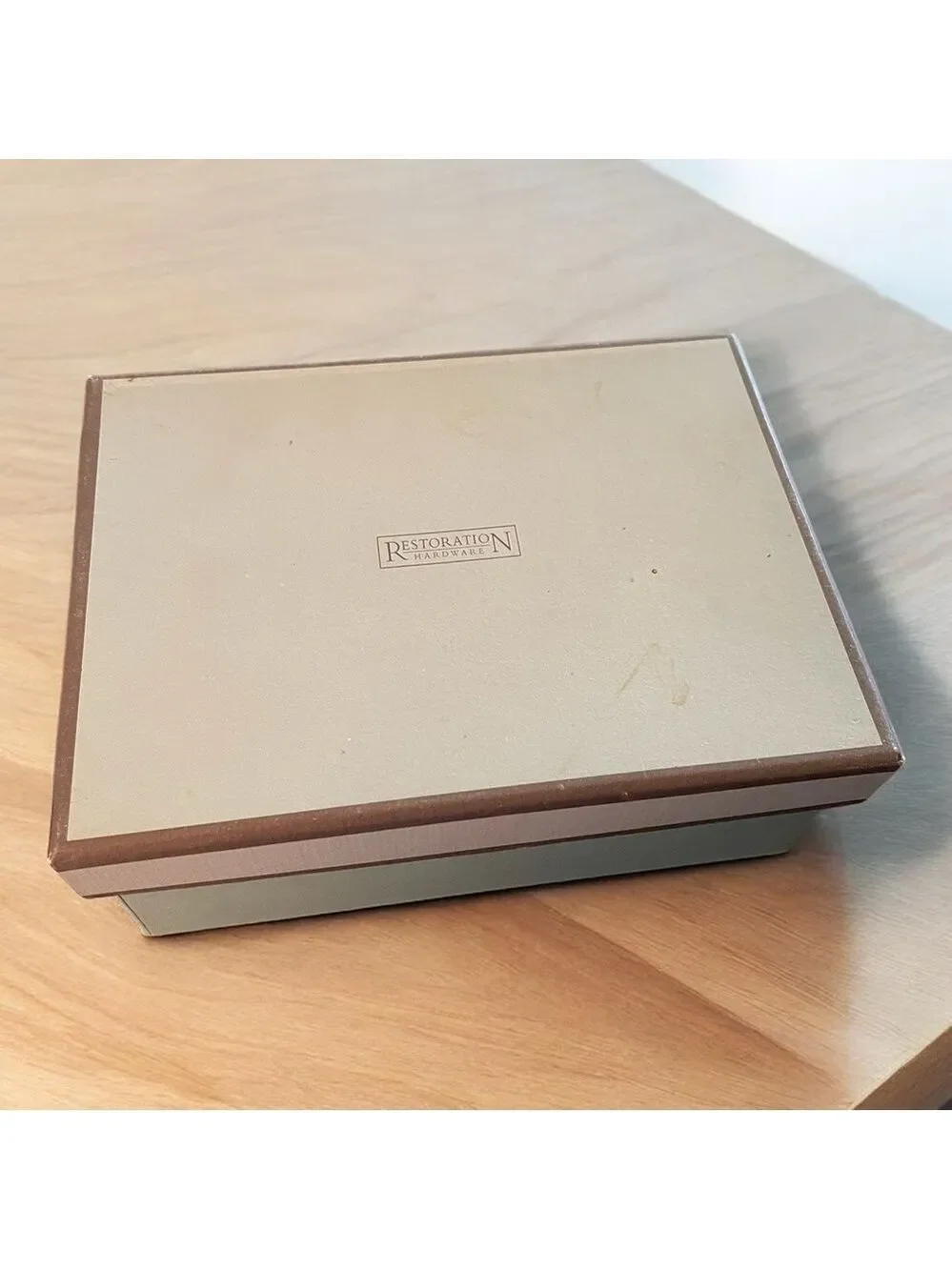 Restoration Hardware Carte Postale Set of 4 Appetizer Plates w/Box, 5” x…